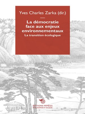 cover image of La démocratie face aux enjeux environnementaux
